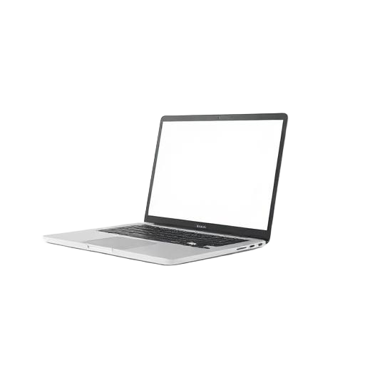 Otvorený notebook počas opravy displeja, klávesnice a napájania
