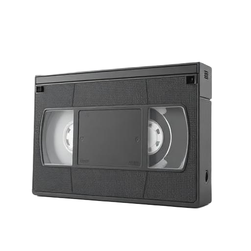 Retro VHS videorekordér s mechanickým zásobníkom na kazety